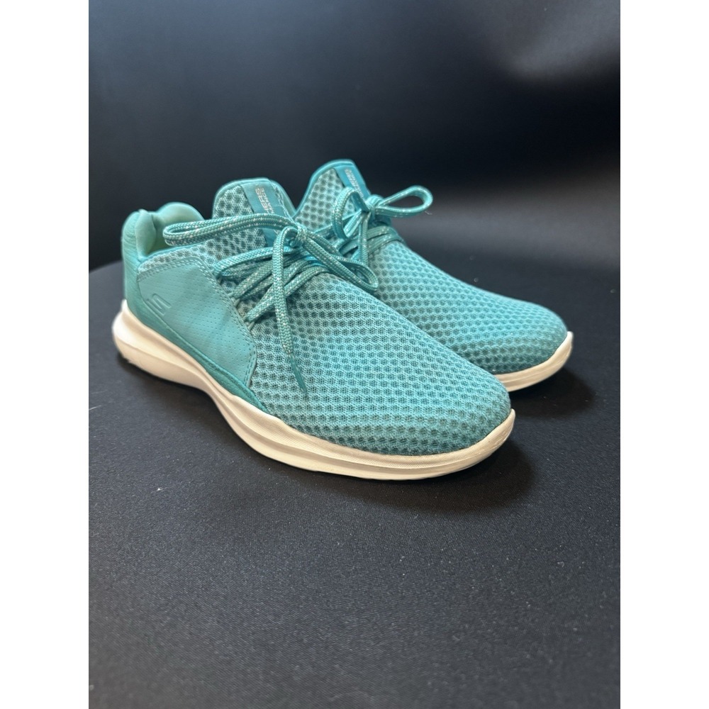 Skechers Performance Women's Aqua Teal Mesh Sneakers Size 8.5 SN14815